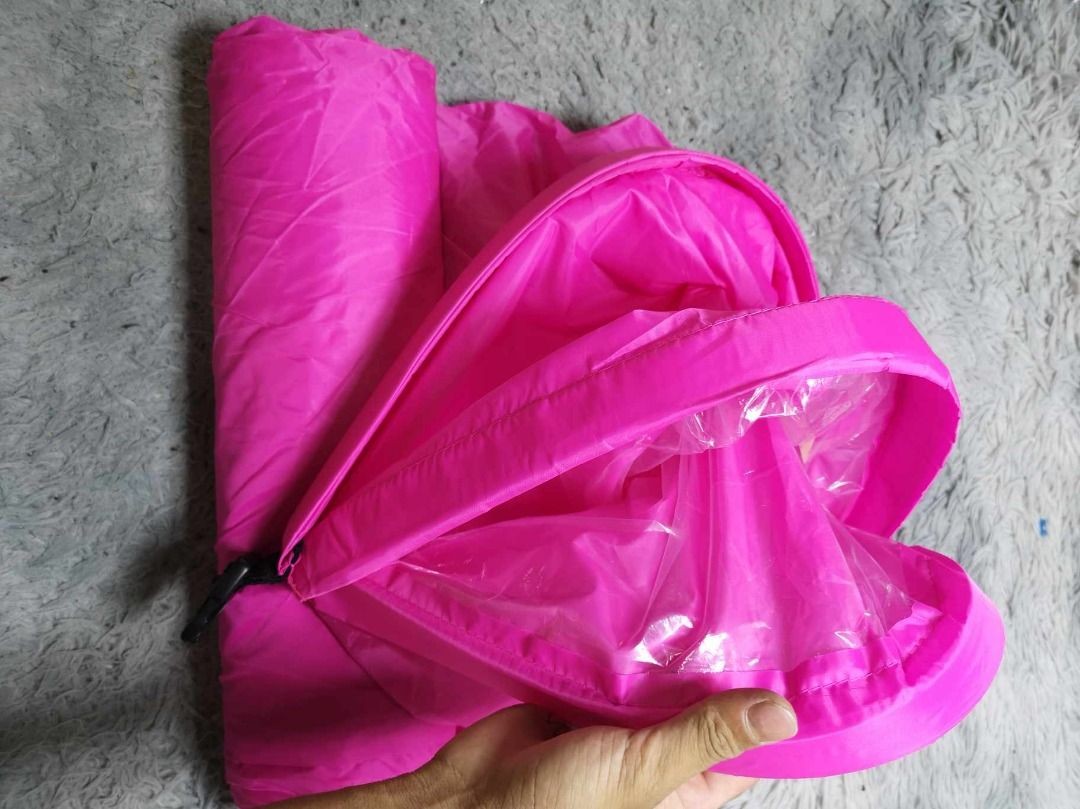 Portable Foldable Air Sofa Mattres (Category: Hiking & Camping) located in Santa Cruz. Submitted by jmy_surplus.2 (Listing ID 1362845540, Image 3). Description: Size ; L -41 W - 23 Color ; Pink Type ; Air Sofa Brand ; No brand Material ; Nylon Style ; Pink Air Sofa LG 109 JMY 4.