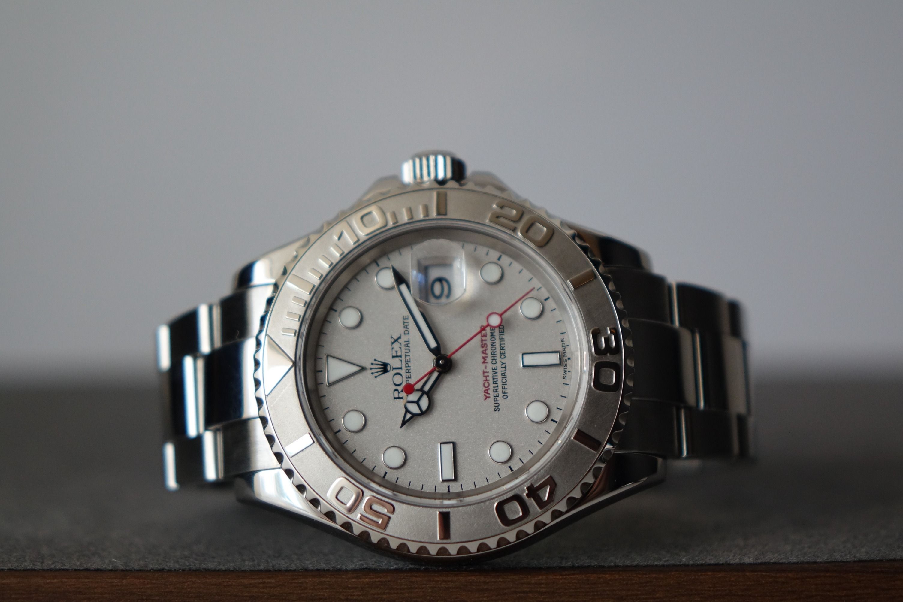 RCPO 2024 Rolex Yacht Master 40 16622 Platinum bezel full set, Luxury ...