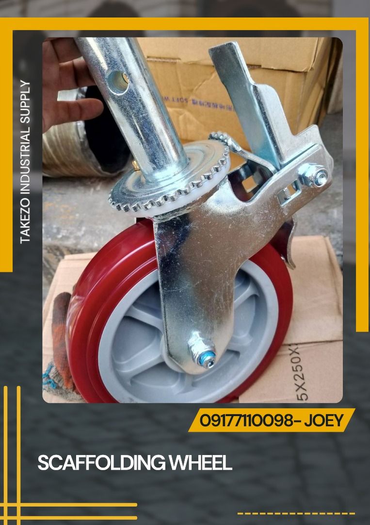Scaffolding wheel (Category: Other Home Furniture) located in Manila. Submitted by joeyroque09 (Listing ID 1362882472, Image 1). Description: 0-9-1-7-7-1-1-0-0-9-8-.