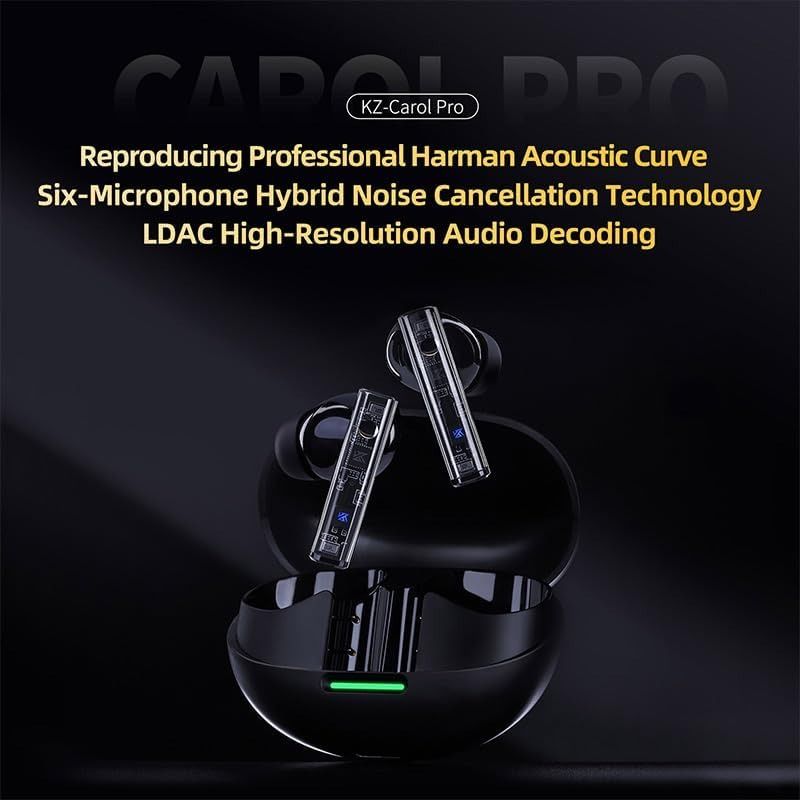 實體店鋪/SF KZ Carol Pro True Wireless Earbuds, ANC 6 Micros TWS Earphone ...