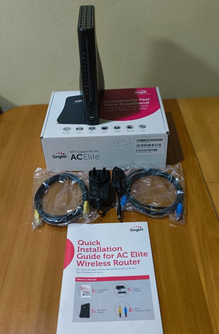 Singtel WiFi Gigabit Router AC Elite, Computers & Tech, Parts ...