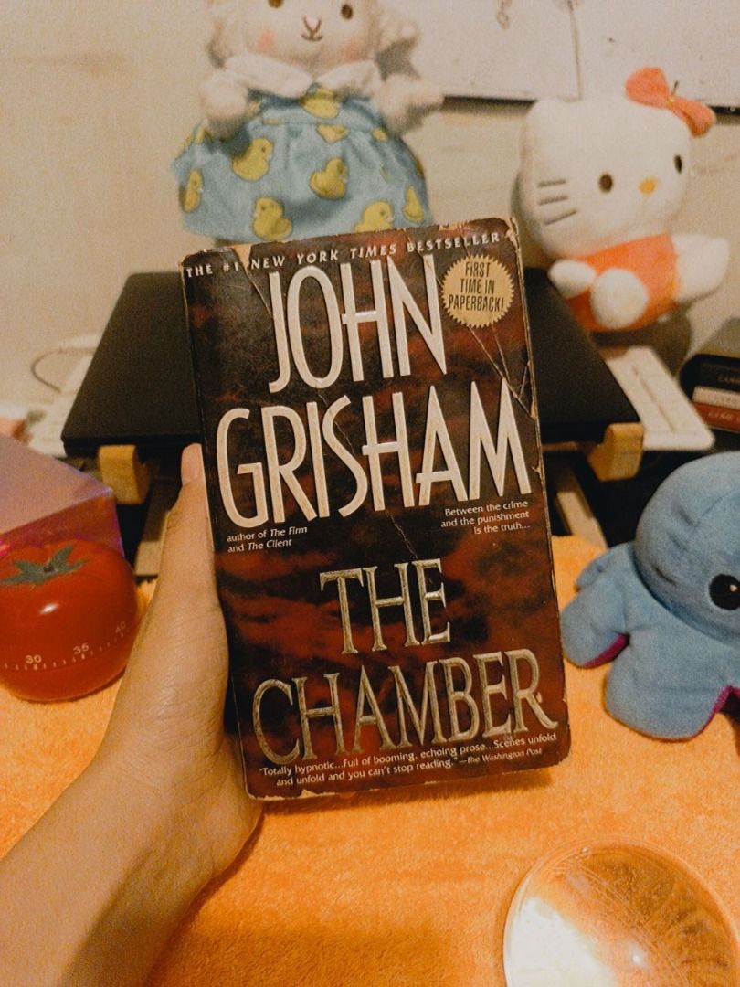 The Chamber | Novel by John Grisham (Category: Storybooks) located in Quezon City. Submitted by pixellea2 (Listing ID 1362989021, Image 1). Description: The Chamber Novel by John Grisham PRELOVED BOOK 📚 ✨ May have flaws such as dents, tanning, foxing, writings, etc. PROMO 📣 ✨ Buy 5 books and get 50% off the 6th book! MODE OF DELIVERY & PAYMENT 📦 ✨ Payment via GCash only – strictly no COD ✨ Strictly for pickup via Lalamove only and/or delivery 
