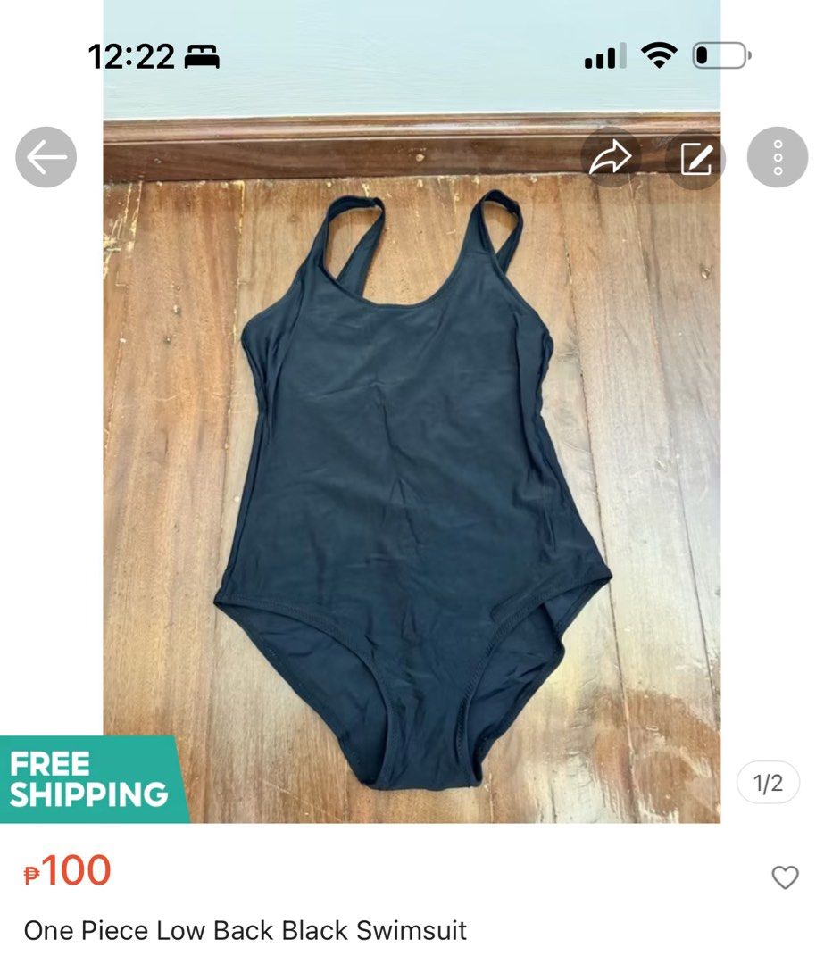 Two piece swimsuit (Category: Bikinis & Swimsuits) located in Batangas. Submitted by 4thside (Listing ID 1362984869, Image 2). Description: Price indicated in each photo Size Xs-S.