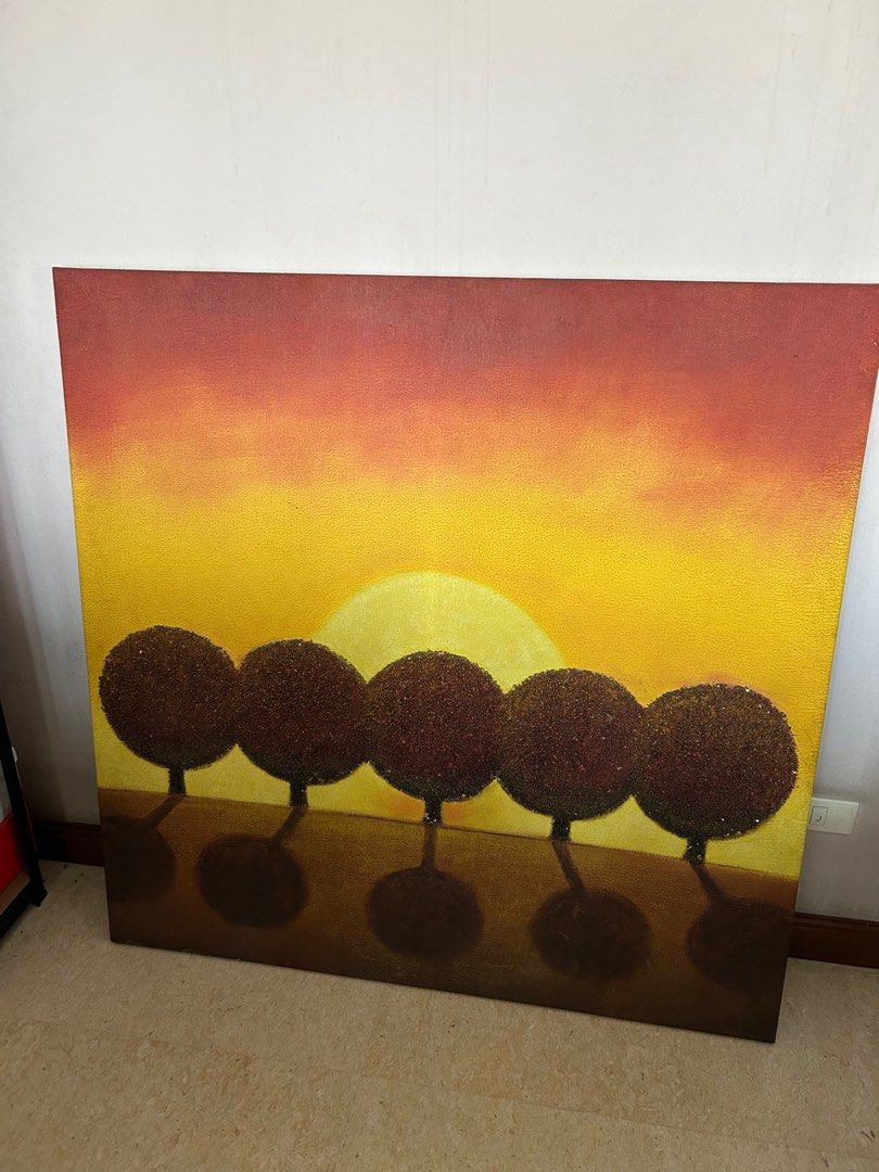 Wall painting (Category: Wall Decor) located in Manila. Submitted by chiccorner (Listing ID 1362871467, Image 1). Description: Size 47”x47”.