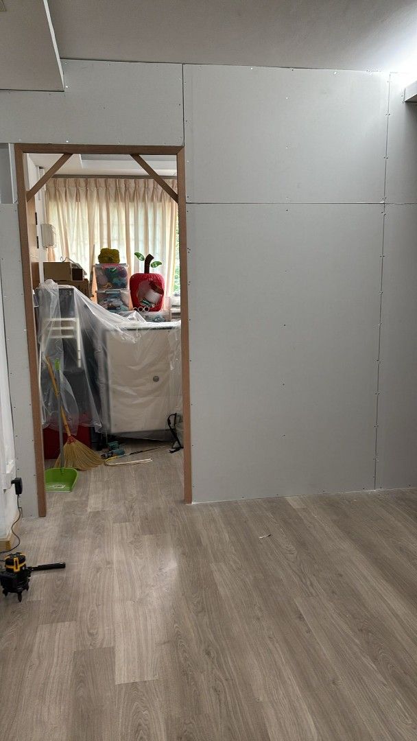 Wall partition/ Partition wall/Wall Install with Door Install/ Room Partition/ Arch Wall/ L box install / Wall with Shelve / Pelmet Install62853067675522112