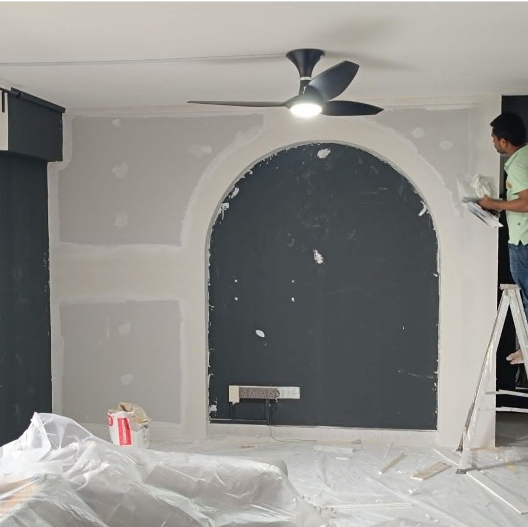 Wall partition/ Partition wall/Wall Install with Door Install/ Room Partition/ Arch Wall/ L box install / Wall with Shelve / Pelmet Install62853067675522114
