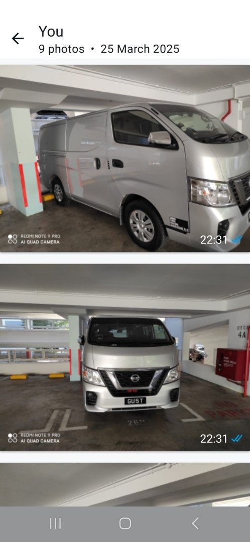 2018 Nissan NV350A with nice single number for rent (Category: Commercial Vehicles for Rent) located in Singapore. Submitted by saimonn (Listing ID 1363139543, Image 1). Description: Driver/Hirer requirements: 1) must 2 yrs driving experience & above. 2) must age 21 yrs old or above 3) Deposit is required(1 mth) 4) personal or coporate also can. Interested pls whatapp 90014444 Ah Teo.