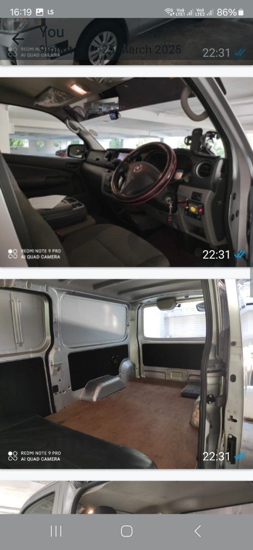 2018 Nissan NV350A with nice single number for rent (Category: Commercial Vehicles for Rent) located in Singapore. Submitted by saimonn (Listing ID 1363139543, Image 2). Description: Driver/Hirer requirements: 1) must 2 yrs driving experience & above. 2) must age 21 yrs old or above 3) Deposit is required(1 mth) 4) personal or coporate also can. Interested pls whatapp 90014444 Ah Teo.