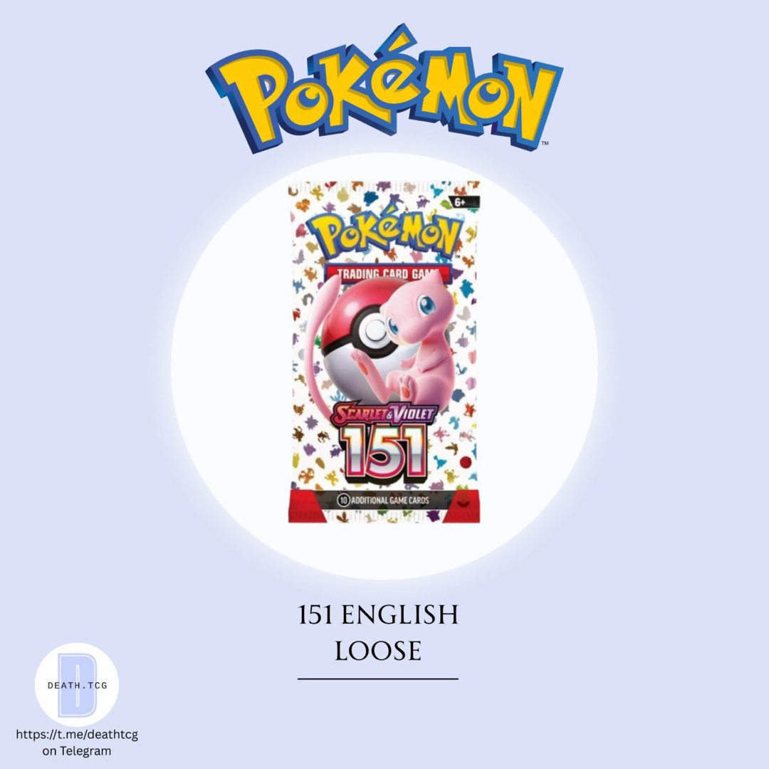 ⭐ [PO] 151 Loose English Packs ⭐ Check description!, Hobbies & Toys ...