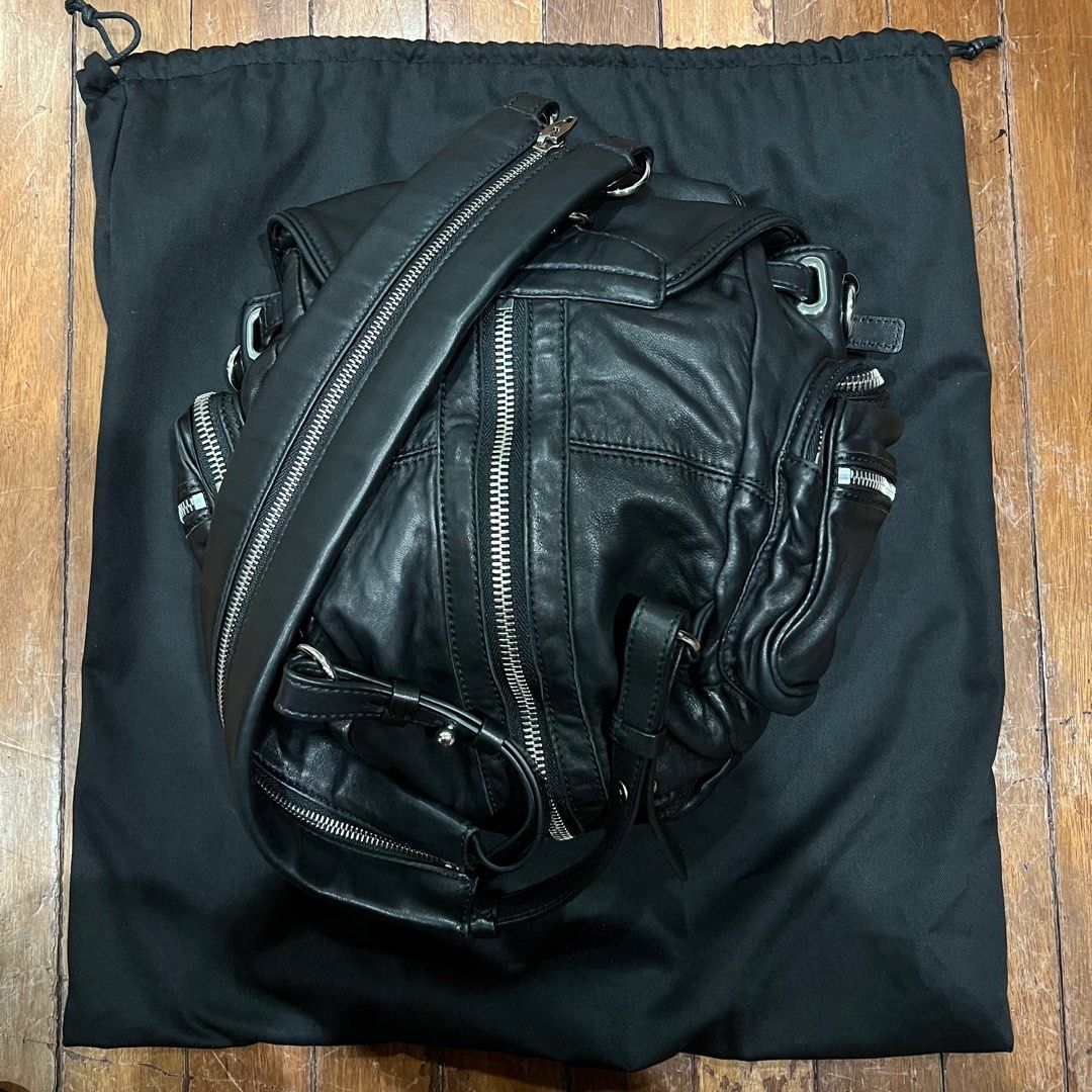 Alexander Wang Backpack (Category: Backpacks) located in Mandaluyong City. Submitted by mtotc (Listing ID 1363045802, Image 2). Description: Alexander Wang Backpack - Bought this in NYC last 2019, in great condition since I barely used this one - With stuffing inside to maintain its shape - Comes with its own dust bag .