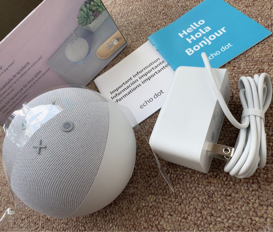 Alexo Echo Dot 4th Gen (Category: Entertainment Systems & Smart Home Devices) located in Taytay. Submitted by mddietra (Listing ID 1363078616, Image 1). Description: Alexa Echo Dot 4th Gen New & Authentic From US.