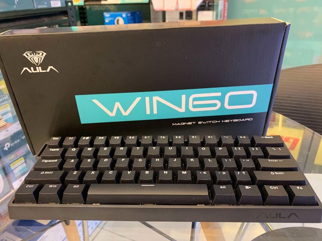 Aula WIN 60 RGB Magnetic Switch Keyboard Wired Black, Computers & Tech ...