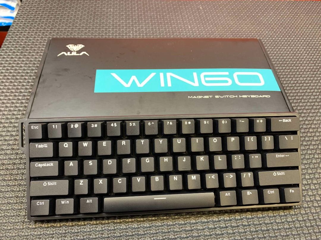 Aula WIN 60 RGB Magnetic Switch Keyboard Wired Black, Computers & Tech ...