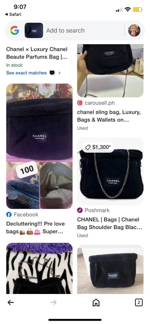 Authentic Chanel VIP (Category: Luxury Bags & Wallets) located in Mambajao. Submitted by ckali (Listing ID 1363135990, Image 2). Description: Authentic Chanel vip perfum ❤️🥰 no major issue .