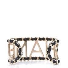 CHANEL CUFF OPEN BANGLE BRACELET (Category: Bracelets) located in Taguig. Submitted by rich0301 (Listing ID 1363040048, Image 3). Description: Inspired Chanel cuff bangle bracelet Preloved 1-2x worn only No inclusions medium only .