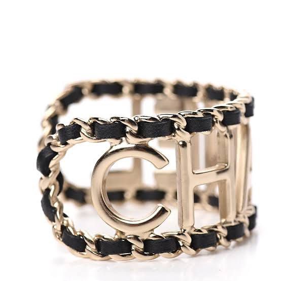 CHANEL CUFF OPEN BANGLE BRACELET (Category: Bracelets) located in Taguig. Submitted by rich0301 (Listing ID 1363040048, Image 2). Description: Inspired Chanel cuff bangle bracelet Preloved 1-2x worn only No inclusions medium only .