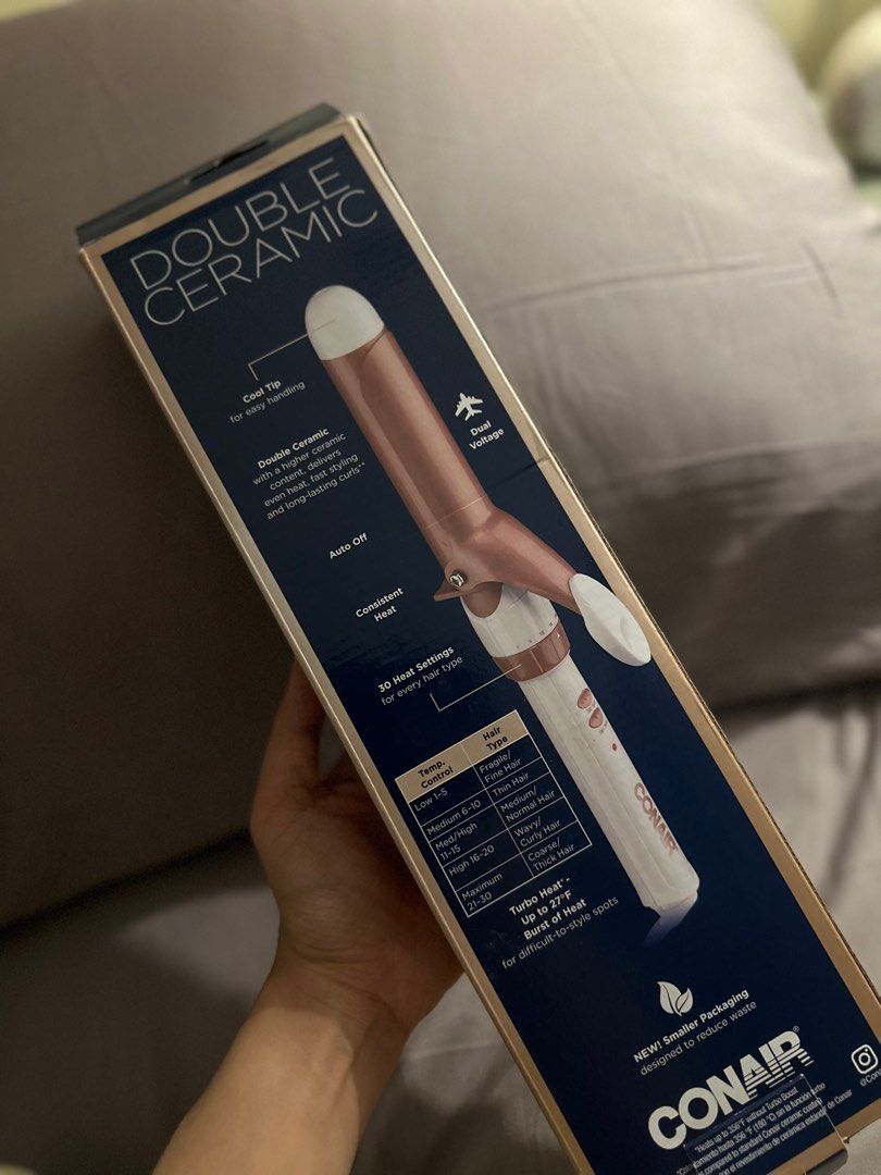 Conair Double Ceramic Curling Iron / Wand (Category: Hair) located in Bulacan. Submitted by yourduchess (Listing ID 1363163982, Image 2). Description: Brand new In pristine condition.