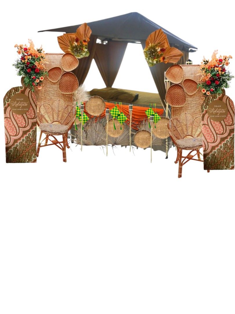Deco stall raya photobooth backdrop raya, Hobbies & Toys, Stationery ...