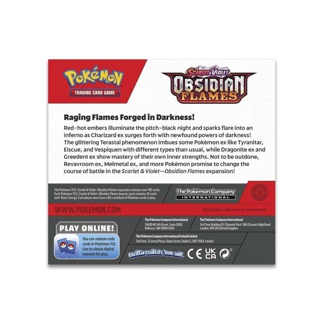 sv03 booster box Pokemon: SV03 Scarlet & Violet Obsidian Flames Booster Box  Undercity Games