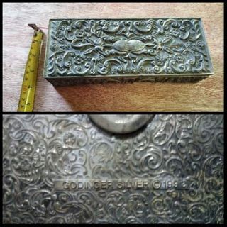 Godinger silver 1992 jewelry box