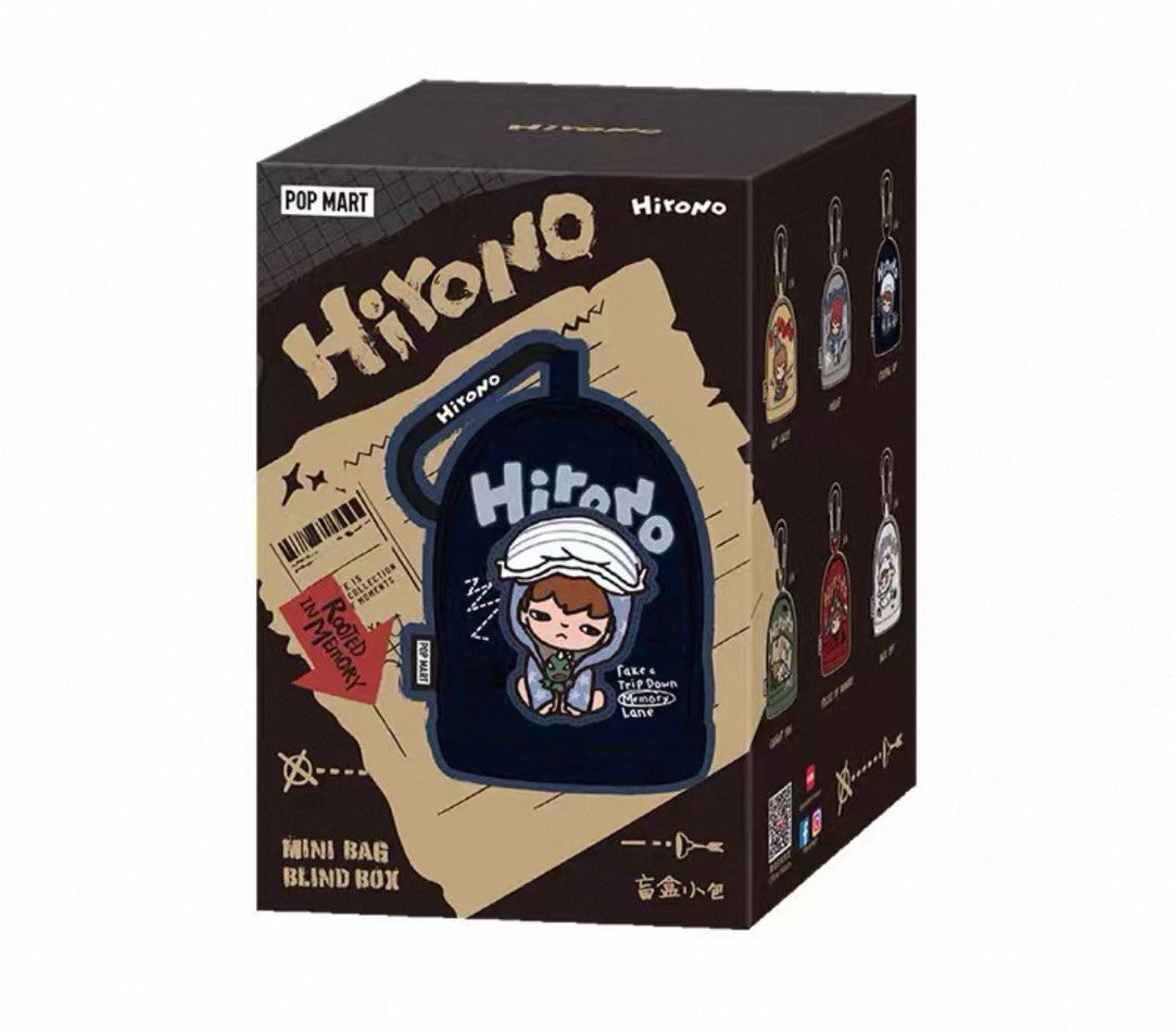HIRONO Rooted In Memory Mini Bag hook Keychain SERIES POPMART
