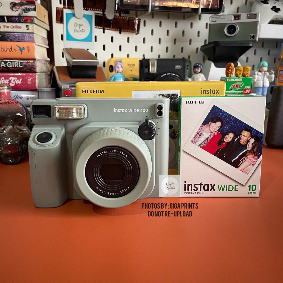 Instax Wide 400 Instan Camera (Category: Cameras) located in Quezon City. Submitted by bdsdc1998 (Listing ID 1363058696, Image 1). Description: INSTAX WIDE 400 CAMERA 💚💚💚 📦 INCLUSIONS: -10 Sheets Wide Plain Film -Unit -Camera Angle Adjustment Accessory -Closeup Lens -Shoulder Strap -Batteries -Users Manual -Warranty Papers -Free Drawstring Pouch ❌SRP: 9,999 ✅SALE PRICE: 8,999.