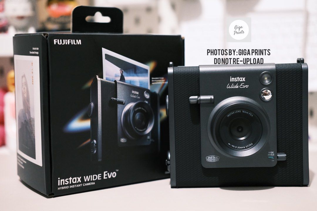 Instax Wide Evo Instant Camera (Category: Cameras) located in Quezon City. Submitted by bdsdc1998 (Listing ID 1363052644, Image 1). Description: GET YOUR HANDS ON THIS NEWEST RELEASE UNIT FROM FUJIFILM INSTAX ✨ FUJIFILM INSTAX WIDE EVO 🖤 NOW AVAILABLE ON OUR SHOP 🫶 📦Inclusions: -10 Sheets Instax Wide Film -32GB Sd Card -Lens Cap -Strap -Type C Cable -Users Manual -Warranty Papers ✅ SAMEDAY DELIVERIES ✅ NATION WIDE SHIPPING .