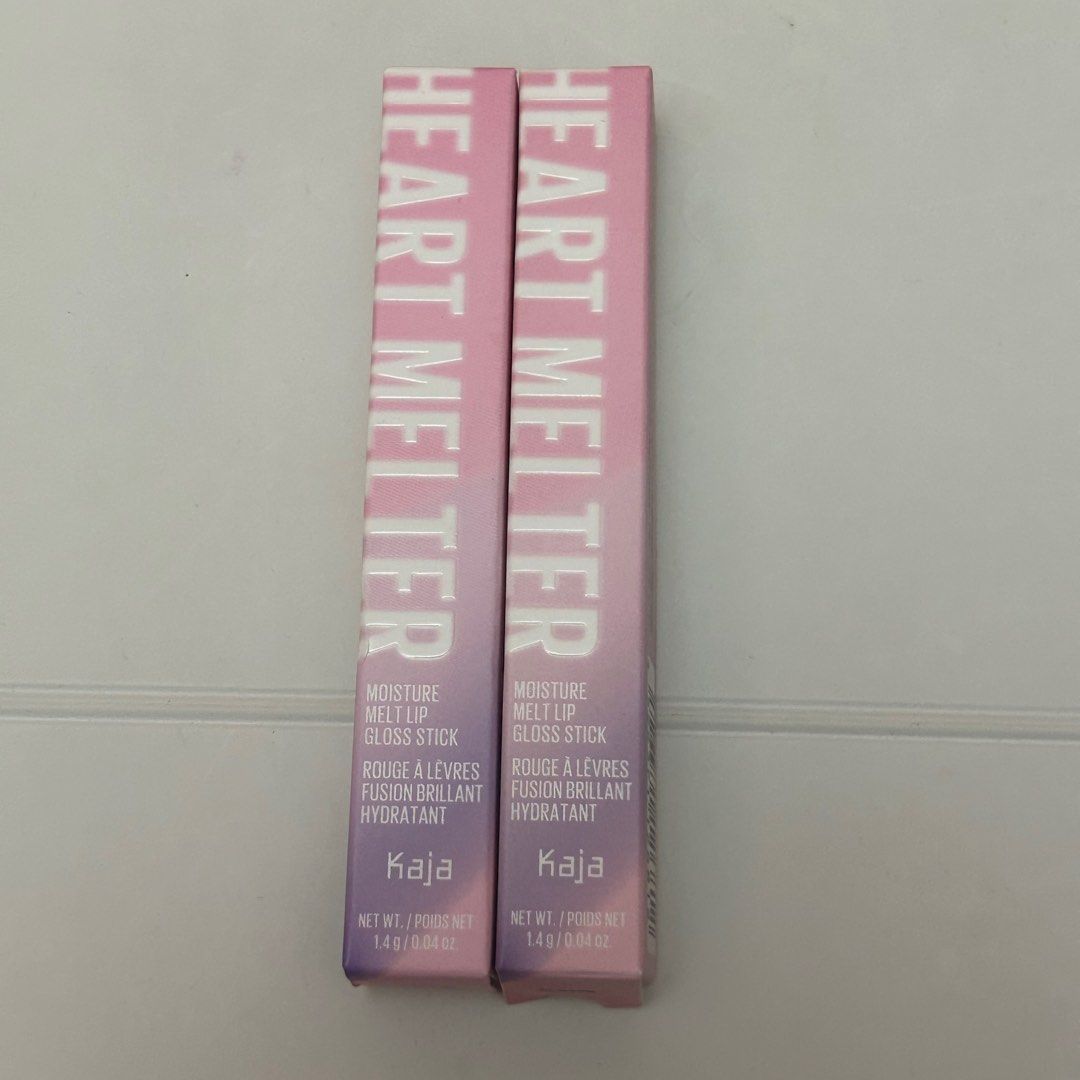 Kaja Heart Melter Lip Gloss Stick (Category: Makeup) located in Makati City. Submitted by 097buys (Listing ID 1363119913, Image 1). Description: 1000 for both shades: 09 - brand new 03 - used once.