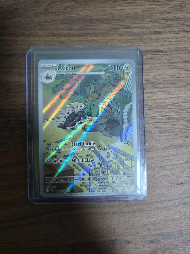 Thẻ Hình Pokemon Lairon 184/167 - Lá Bài Lẻ Illustration Rare Tiếng Anh | Việt Nam