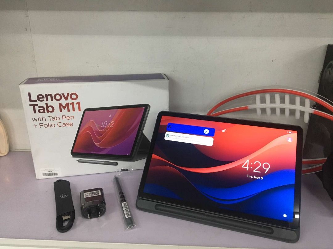 Lenovo Tab M11 with Tab Pen + Folio Case (Category: Others) located in Muntinlupa City. Submitted by aussie.surplustore (Listing ID 1363057152, Image 2). Description: Lenovo Tab M11 with Tab Pen + Folio Case Price: P9,900 ✅Ultra-sharp 1080p streaming ✅Immersive sound with Dolby Atmos-enhanced speakers ✅Optional Tab Pen for drawing, note-taking, & more ✅Octa-core processor for smooth gaming & multitasking Surplus from Australia We are available on