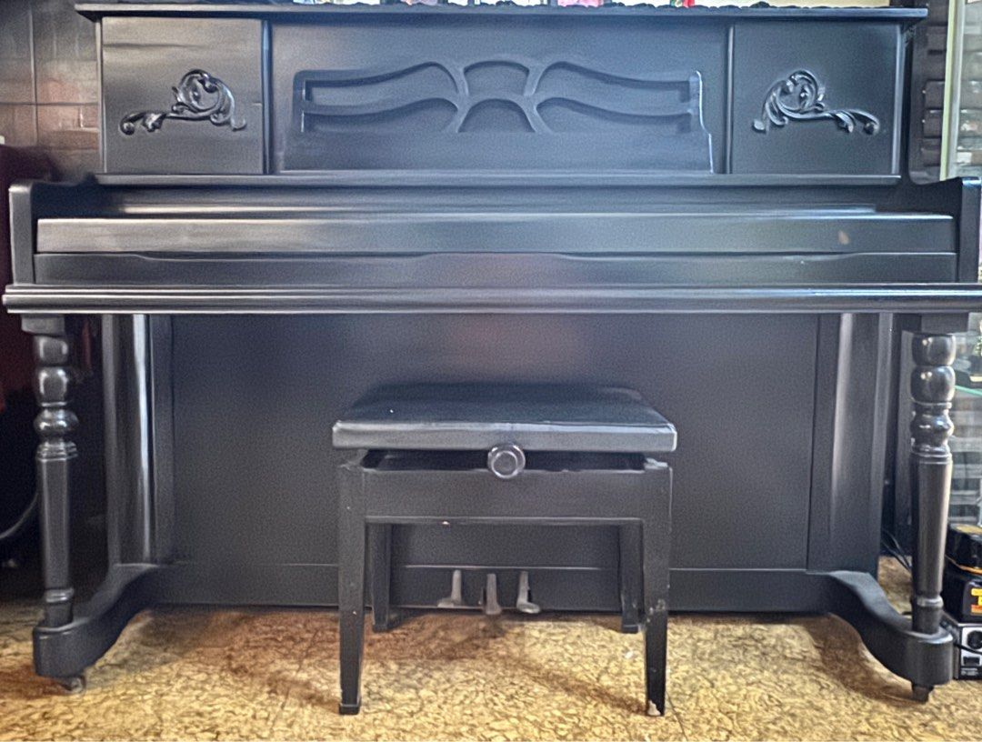 Lynberg Pianoforte - Upright Piano (Category: Musical Instruments) located in Caloocan City. Submitted by bycara (Listing ID 1363084526, Image 1). Description: Lynbeg Pianoforte Upright piano. In great condition, just needs tuning. MOP: Cash or GCASH Meet-up: North Caloocan City.