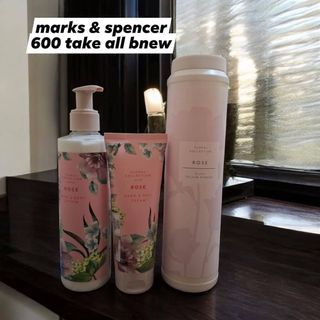 MARKS & SPENCER LOTION HAND CREAM POWDER ROSE