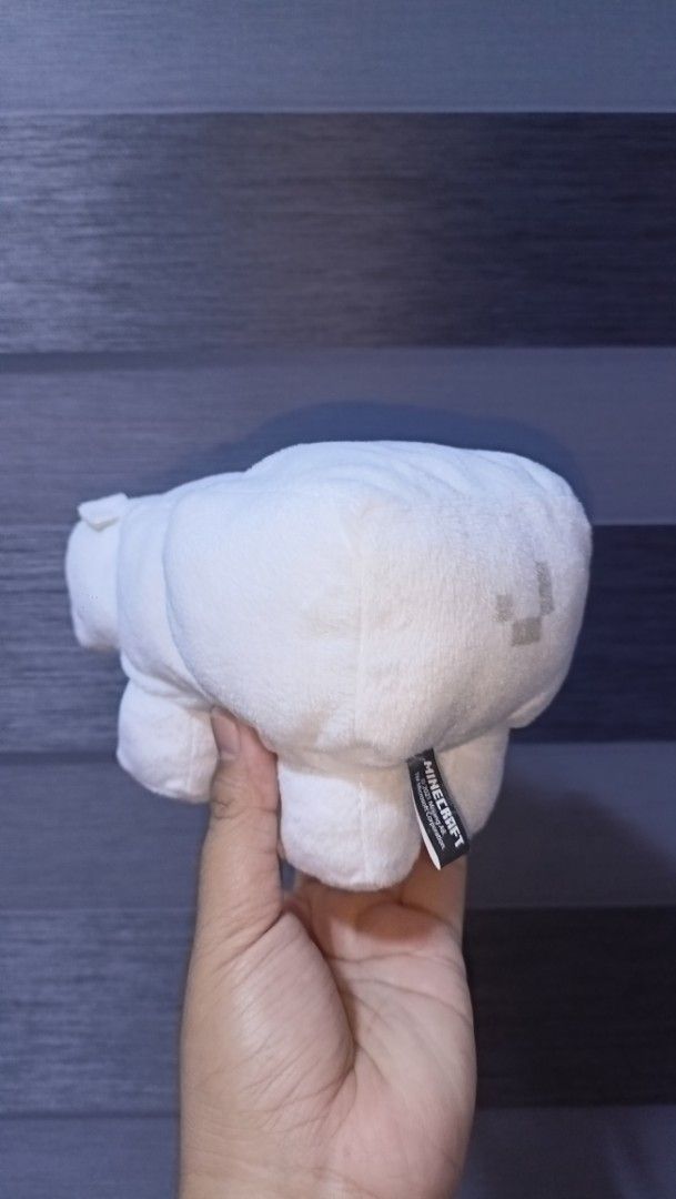 Minecraft Polar Bear Med Plush (Category: Plushies & Soft Toys) located in Bacoor. Submitted by raket_projects (Listing ID 1363036778, Image 3). Description: P280 Minecraft Polar Bear Med Plush 🩷As is wyswyg 🩷Clean and fresh 🫧 🩷With clear etiketa MOP Gcash / BPI MOD Flash Express 👉🏼No rush shipping po tayo ✅Shipping every Tuesdays to Fridays only 📍Seller from Bacoor Cavite FB page: Raket Projects.