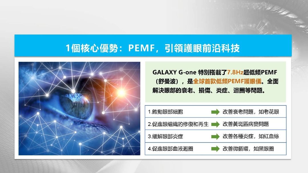 【新品未開封】OlyLife GALAXY G-One PEMF OlyLife Galaxy G-One PEMF Eye Massager | Eye Health
