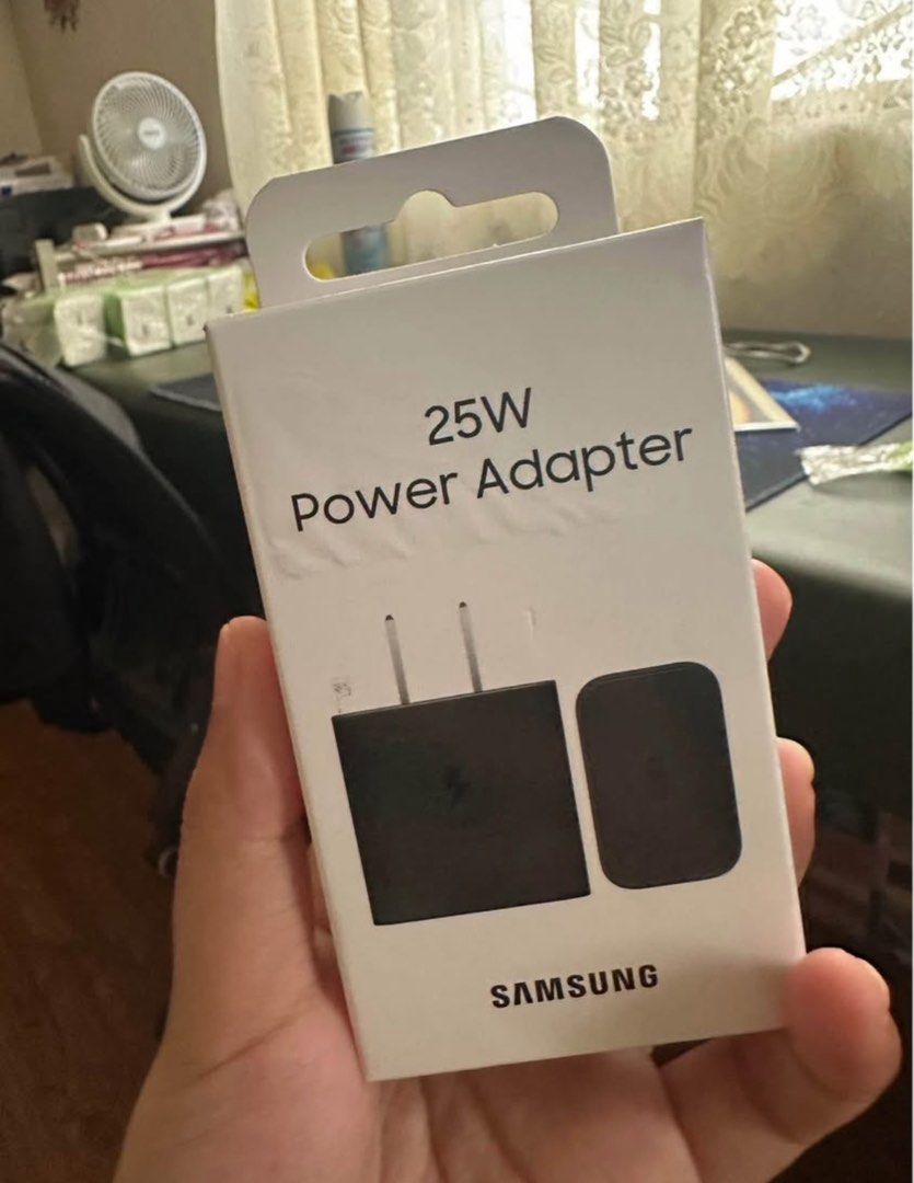 Original Samsung Power Adapter 25w (Category: Cables & Adaptors) located in Manila. Submitted by francisco73621 (Listing ID 1363144402, Image 1). Description: Original Samsung Power Adapter 25w.