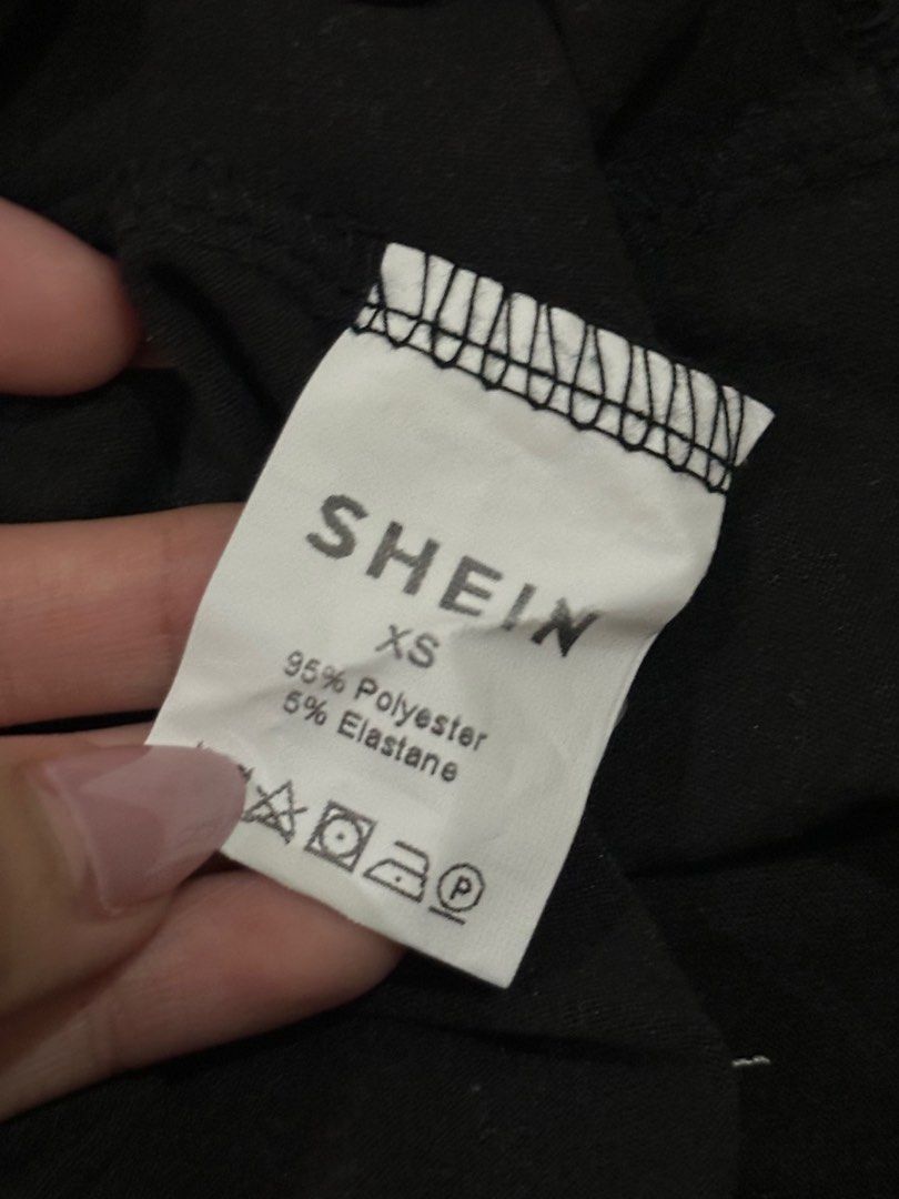 shein asymmetrical black shirt top (Category: Shirts) located in Quezon City. Submitted by grwme (Listing ID 1363113213, Image 3). Description: ★ wts ★ size: xs ❗️Read❗️ - message to avail - total + sf - MOP: GCASH / BDO - MOD: sdd (lalamove / grab), ggx - dm for more pics - no returns - rfs: decluttering - less Php30 sf for 3 or more items .