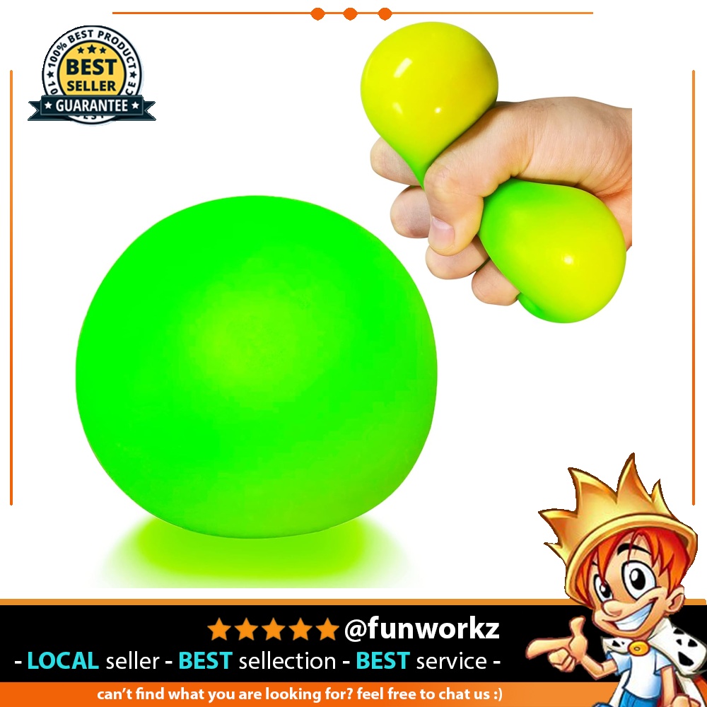 Squishy Stress Balls for Kids and Adults (1 Pack) Stretchy Dough Ball ...
