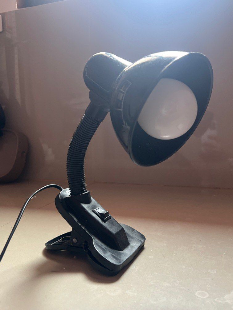 Study Lamp (Category: Other Home Appliances) located in Baguio. Submitted by shop.xy (Listing ID 1363050174, Image 3). Description: - Desaksak, not battery operated - Clip-on fan - BULB NOT INCLUSIVE - Usual ceiling bulbs will fit.