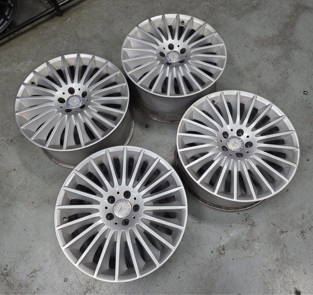 Ra Rims S Class 19” mercedes s class original staggered sport rims “ pcd 5×112, Car ...