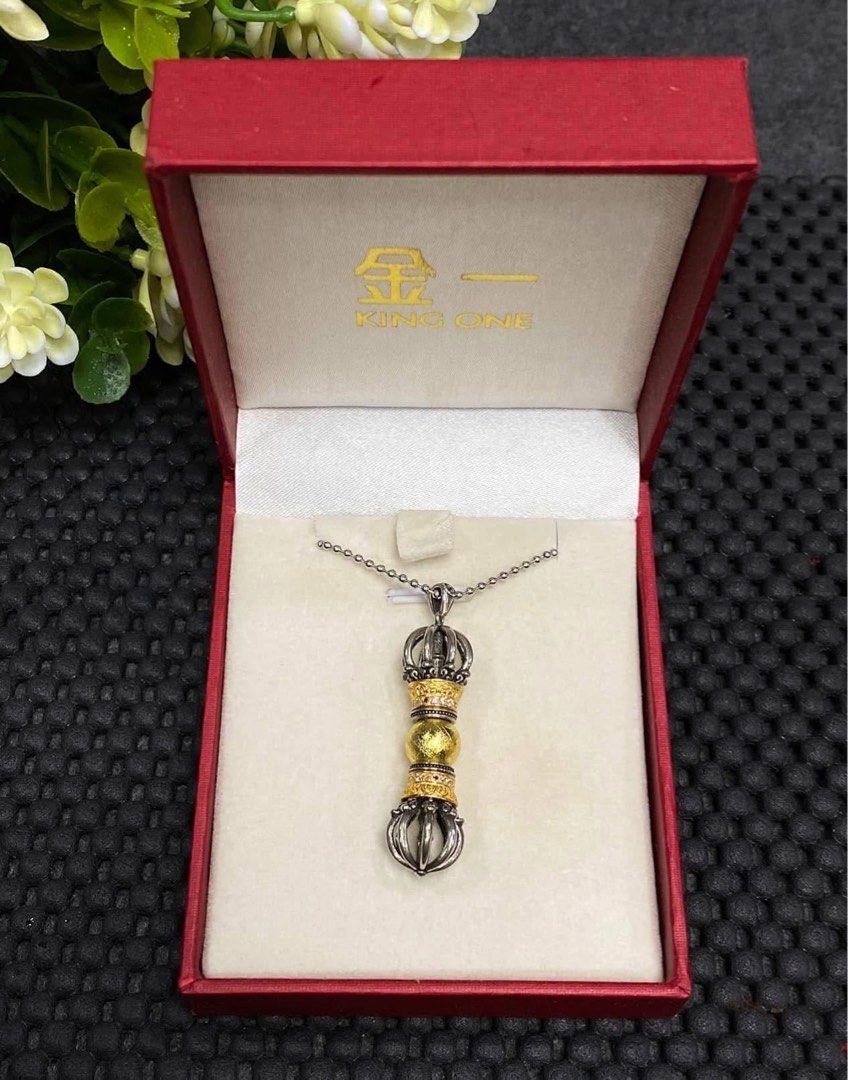 尼泊爾工藝黃銅九股金剛杵法器蓮花藏式降魔杵『阿勒泰鐵隕石美墜 尼泊爾工藝黃銅九股金剛杵法器蓮花藏式降魔杵『阿勒泰鐵隕石美墜