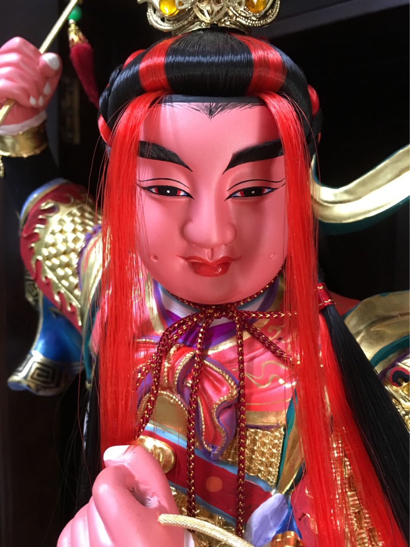 哪吒神像雕刻 中壇元帥木雕神像 太子爺金身神像 三太子木雕金身 哪吒太子神像製作, 徵收好物在旋轉拍賣