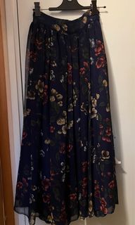 日本古著 花花長裙 floral skirt629767163910411127