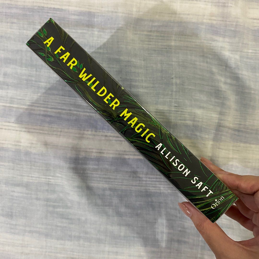A Far Wilder Magic by Allison Saft (Category: Storybooks) located in Antipolo. Submitted by de.klutter (Listing ID 1363291206, Image 2). Description: A Far Wilder Magic by Allison Saft - Paperback - Genre: Fantasy, Romance, Romantasy, Young Adult Fiction CONDITION: BRAND NEW & still sealed! 10/10 PM for additional pics or information!.