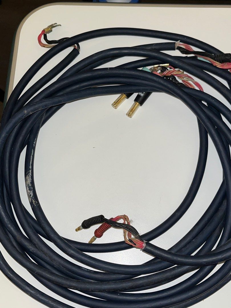 Audioquest Indigo blue speaker cable (Category: Other Audio Equipment) located in Singapore. Submitted by zol88 (Listing ID 1363295349, Image 2). Description: 6 FT x 2 for L/R speakers Will include additional 5FT x 2 for bi-wiring to passive sub-woofers if required.