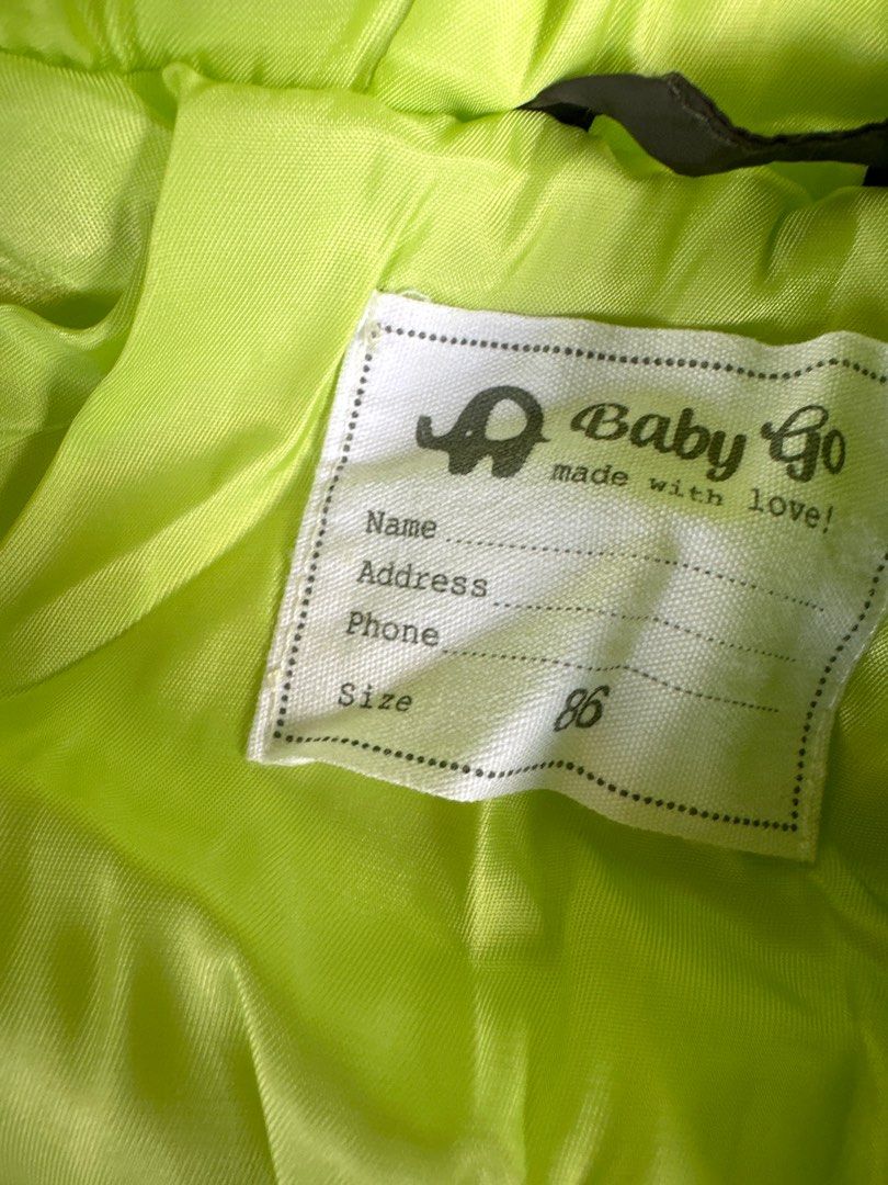 Baby jacket (Category: Babies & Kids Fashion) located in Singapore. Submitted by clearing_home (Listing ID 1363210507, Image 2). Description: .