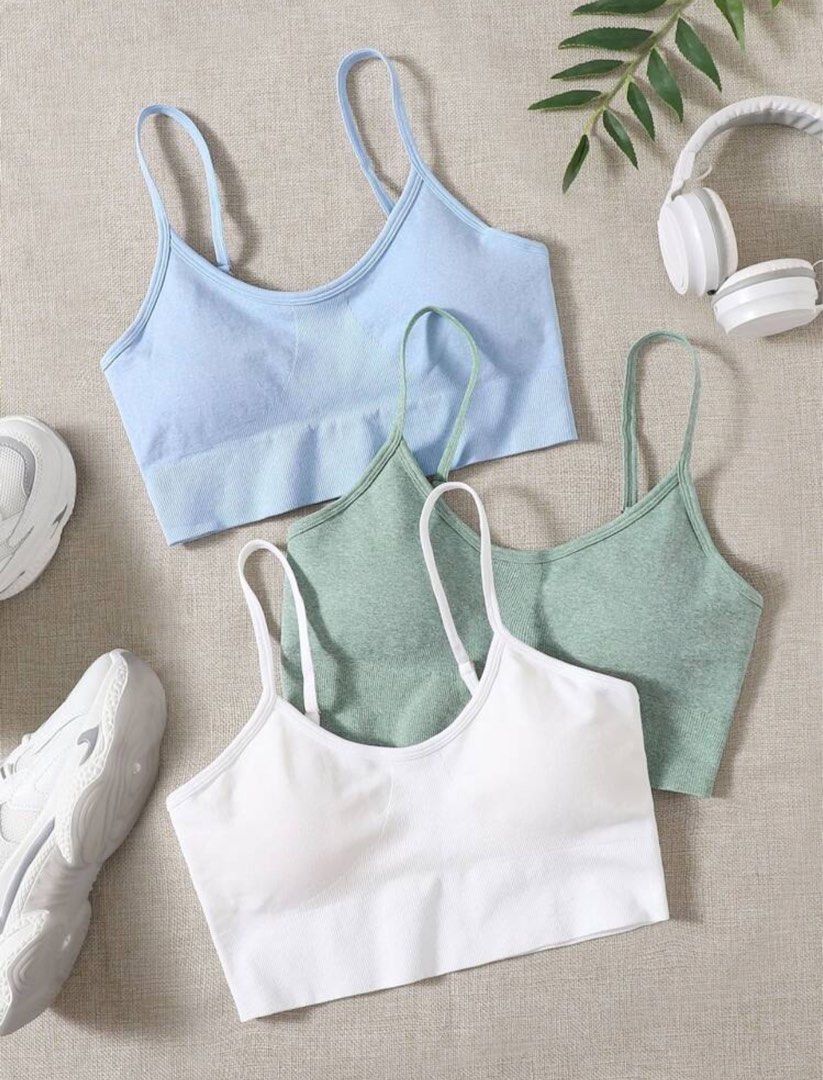 BRAND NEW (3) Sports Bra (Category: Activewear) located in Manila. Submitted by itsgrel (Listing ID 1363192501, Image 1). Description: Bought it for 700.