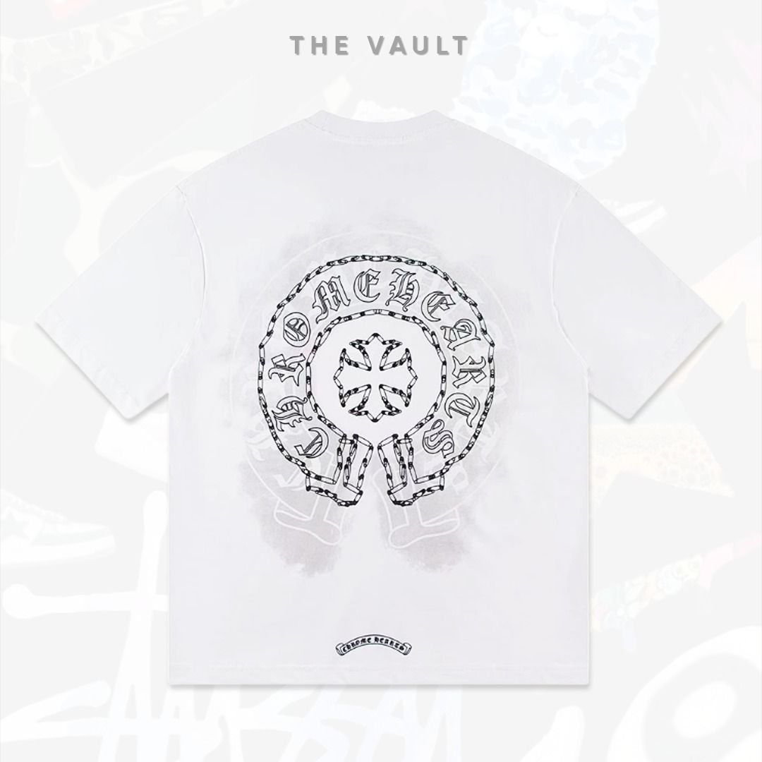 Chrome Hearts Horseshoe Buckle Tee (Category: Tshirts & Polo Shirts ) located in Baguio. Submitted by the.vault.ph (Listing ID 1363317502, Image 2). Description: Chrome Hearts Horseshoe Buckle Tee ₱1500 Now available for pre-order Sizes: S-XL ETA: 1–2 weeks ⚠️ Please note: Actual item may slightly differ from photo. #thevault #streetwearph 5m.