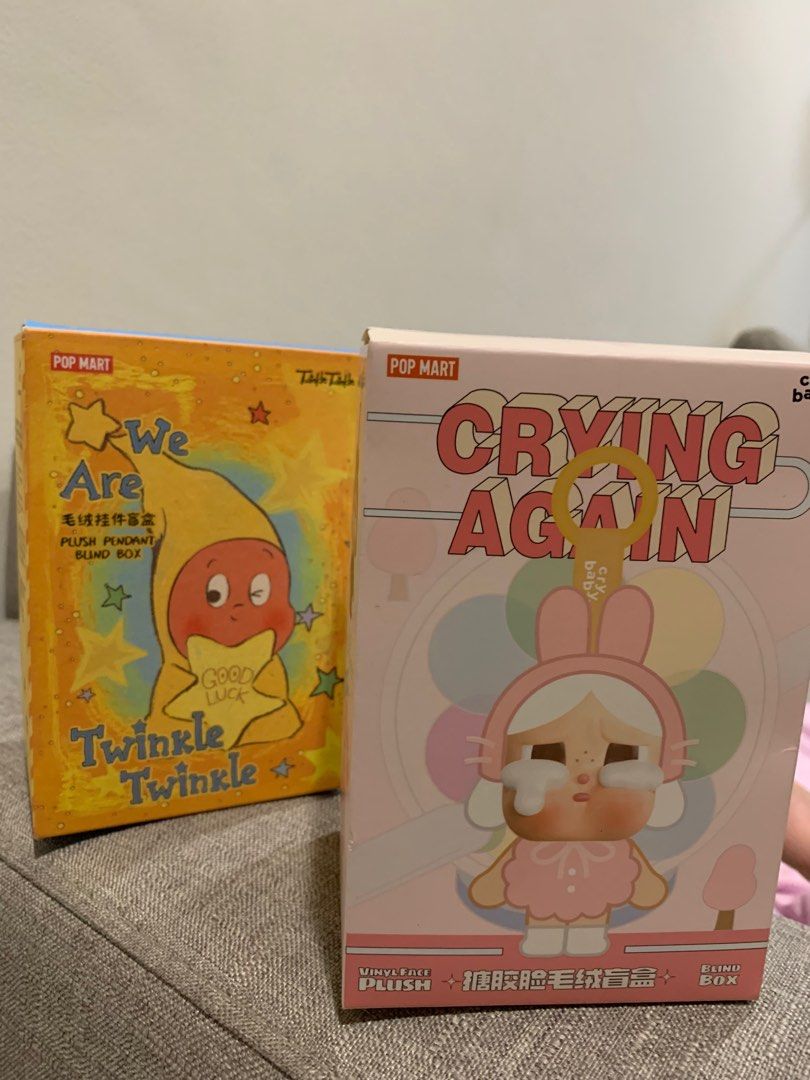CRY BABY CRYING AGAIN, TWINKLE TWINKLE POPMART SEGEL, Toys ...