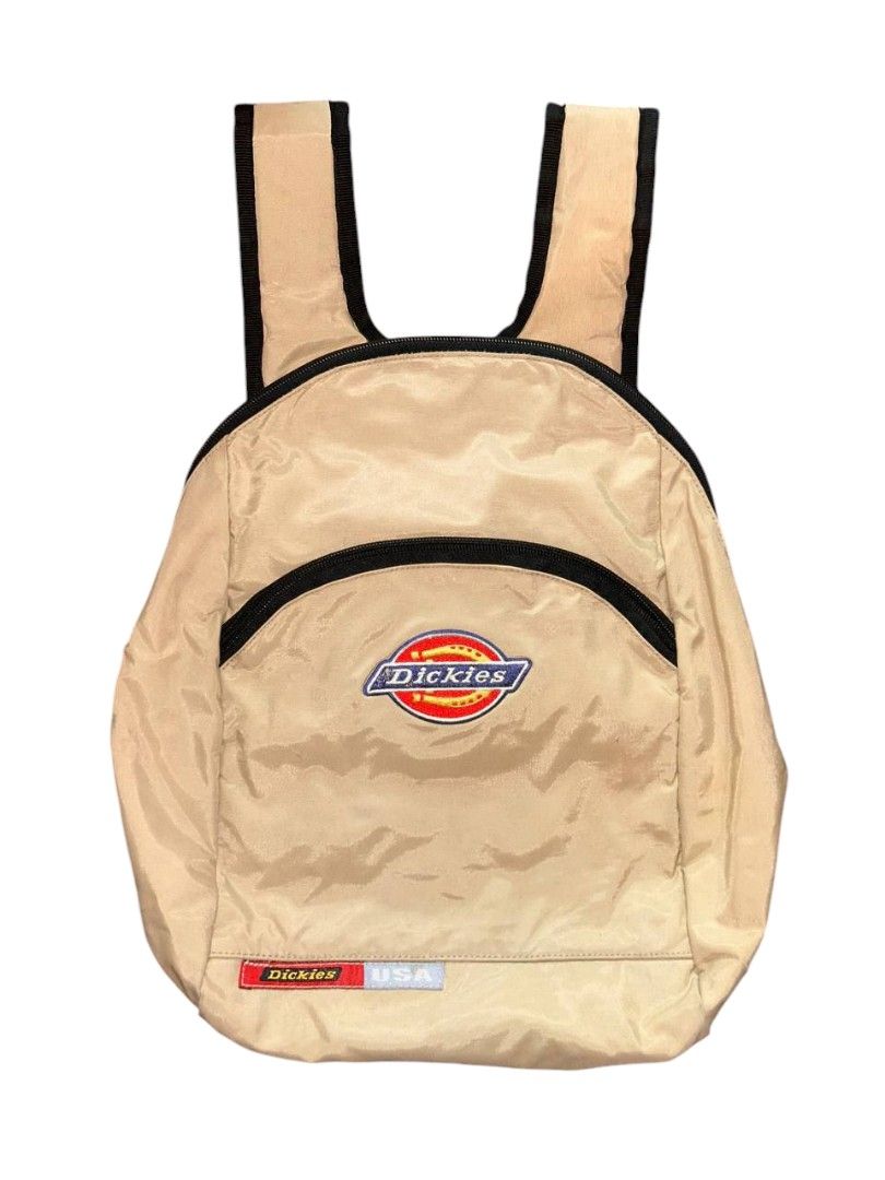 DICKIES BACKPACK (Category: Backpacks) located in Manila. Submitted by dongelo15 (Listing ID 1363251844, Image 1). Description: DICKIES BACKPACK WITH BIG LOGO 🚨 🚨 WIDTH : 13 LENGTH: 14 W/ TAG HEARING OFFER!🏷️ - ISSUE MINIMAL PINHOLE - ZIPPER.