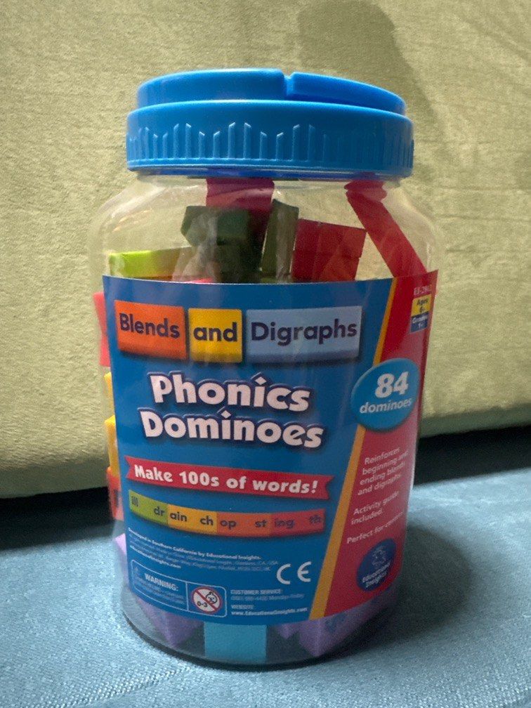 Educational Insights Phonics Dominoes Blends and Digraphs, Hobbies ...